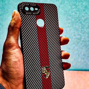 OPPO F9 Carbon Fiber Racing Design Stylish Back Case