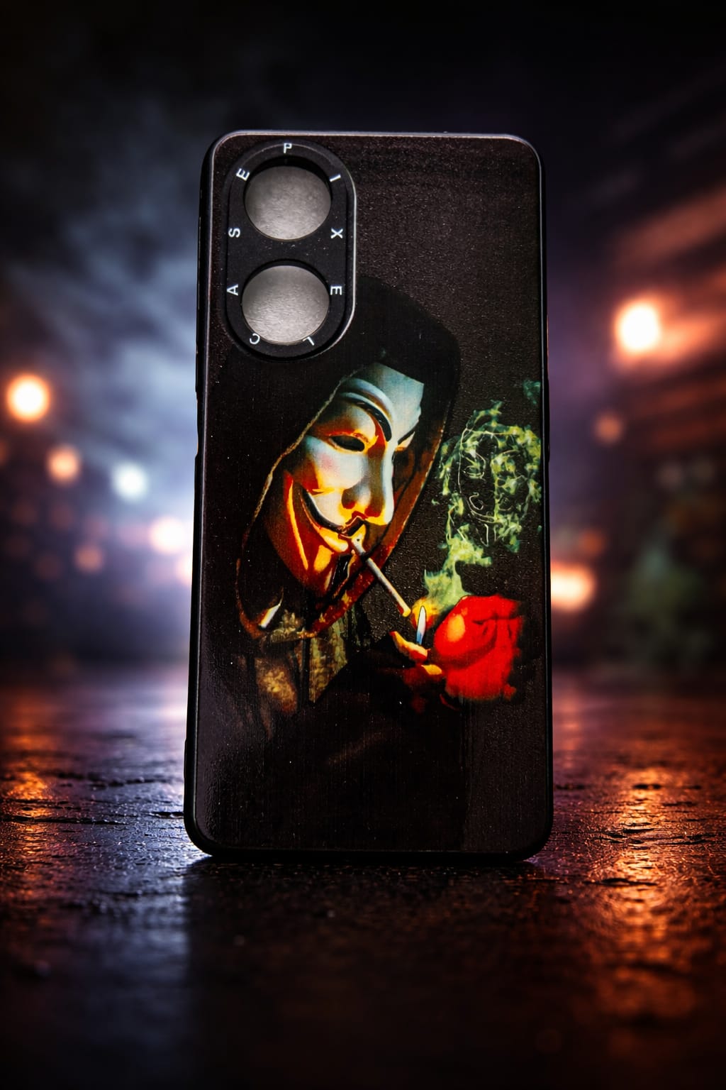 OPPO F23 Bold Smoking Mask Design Shockproof Back Cover