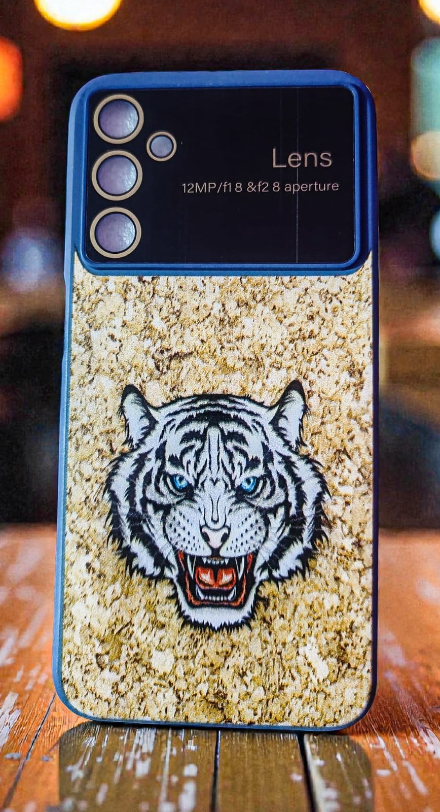 Samsung Galaxy A24 Tiger Printed Soft Back Cover | Premium Designer Matte Finish | Shockproof TPU Case with Camera Protection