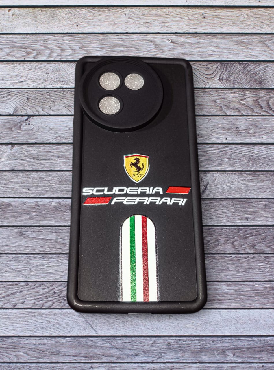 Vivo V30e Scuderia Ferrari Black Designer Case