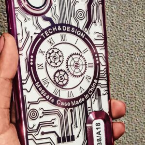 Stylish Pink Girls Back Cover for OPPO A17/A18/A38