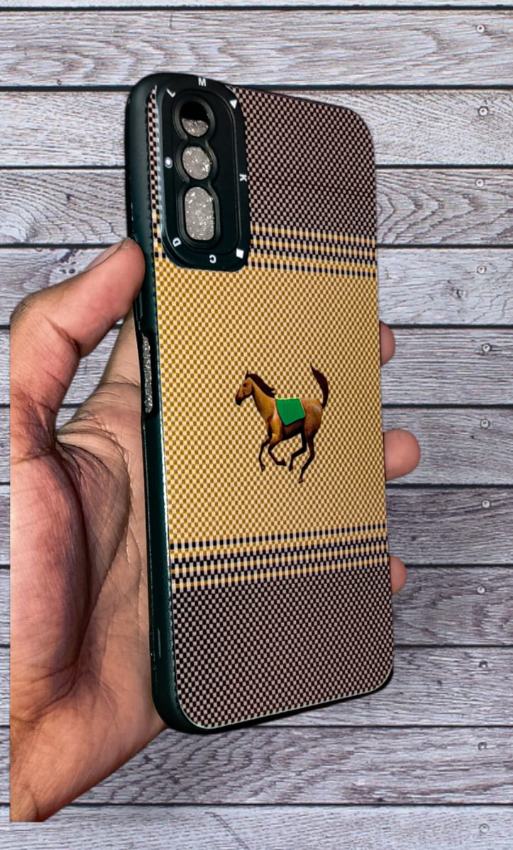 Vivo Y20 / Y20i Classic Check Polo Horse Premium Mobile Cover