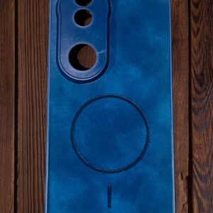 Vivo V50 MagSafe Style Magnetic Matte Blue Designer Back Case