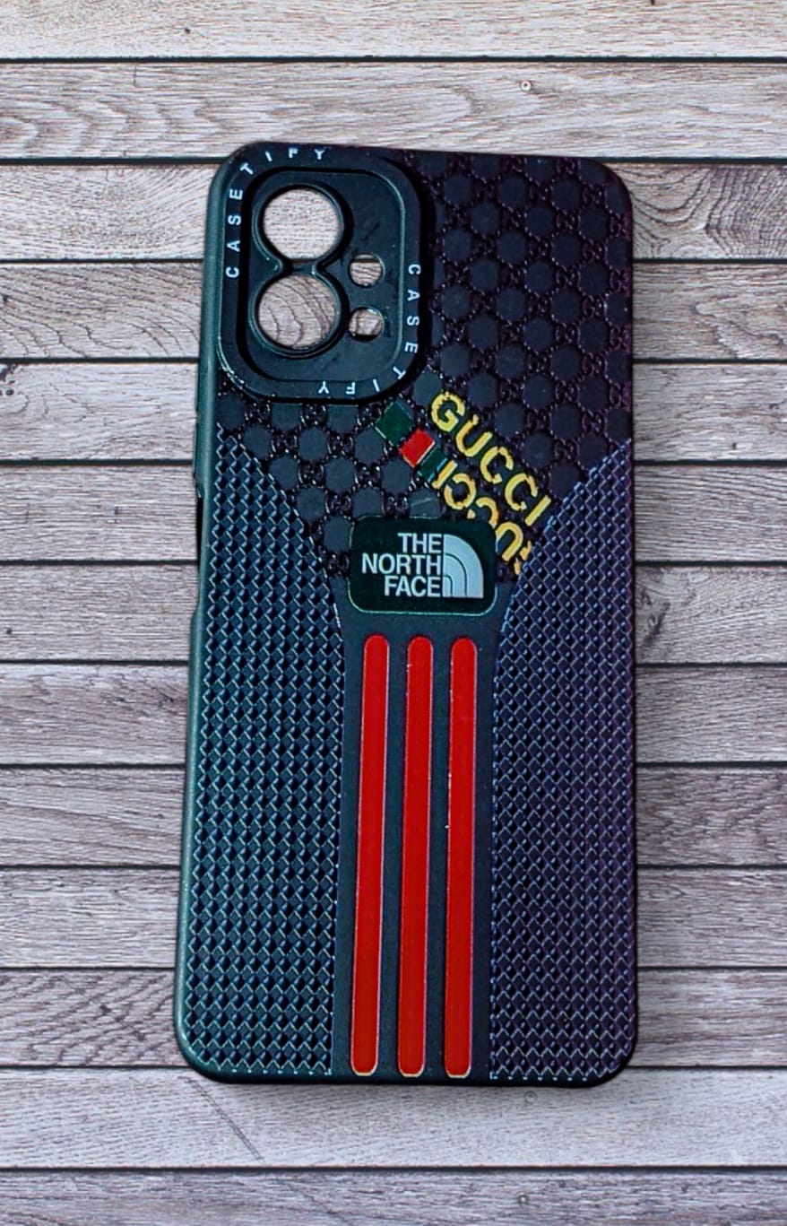 LV Style Luxury Stripe Back Cover for Vivo T1 5G | Premium Designer Matte Case