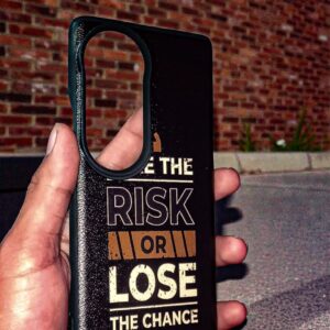 Vivo V40 Quote Matte Back Cover – Risk or Lose