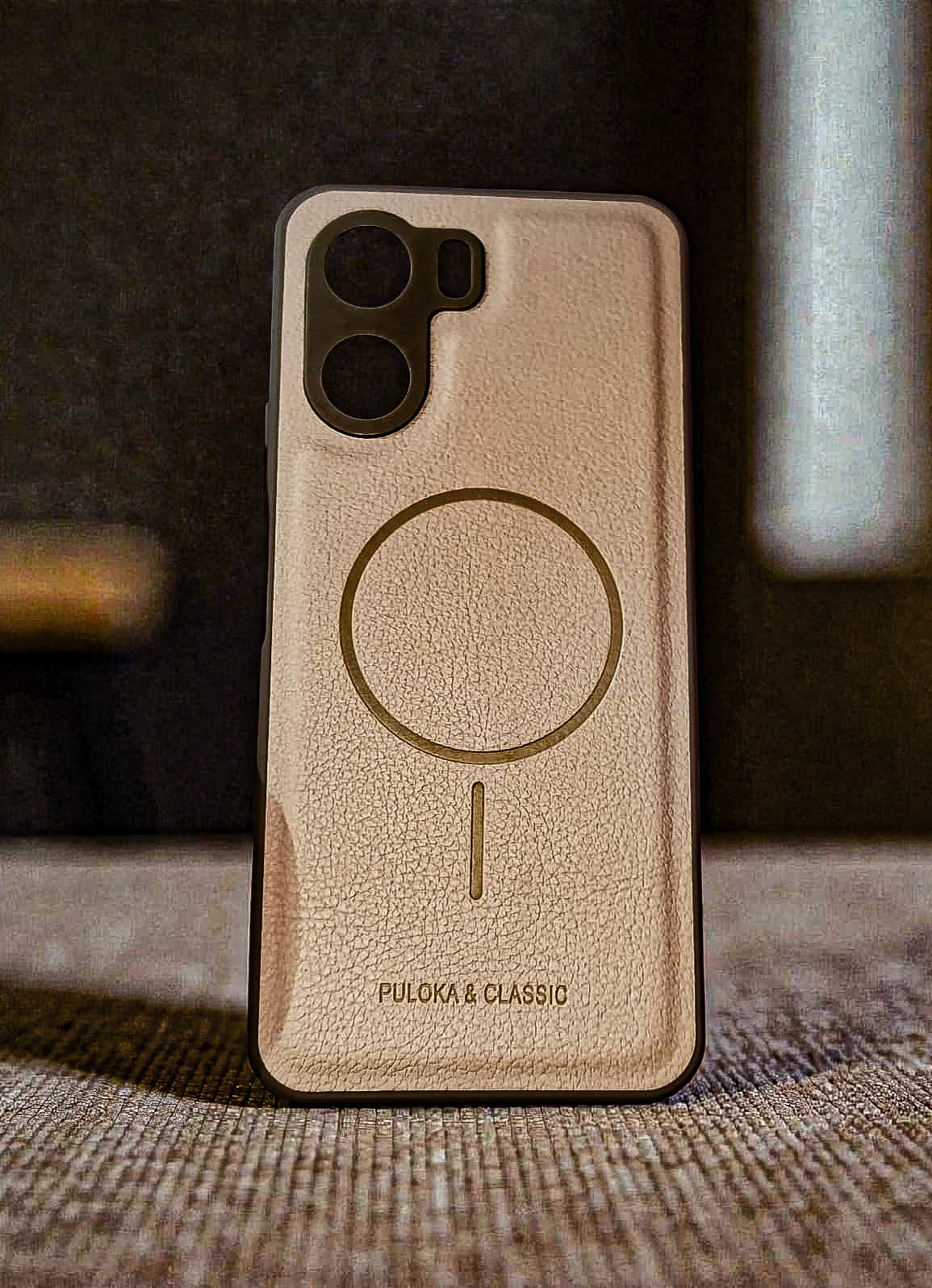 Vivo Y16 / Y56 Premium Leather Finish Back Cover