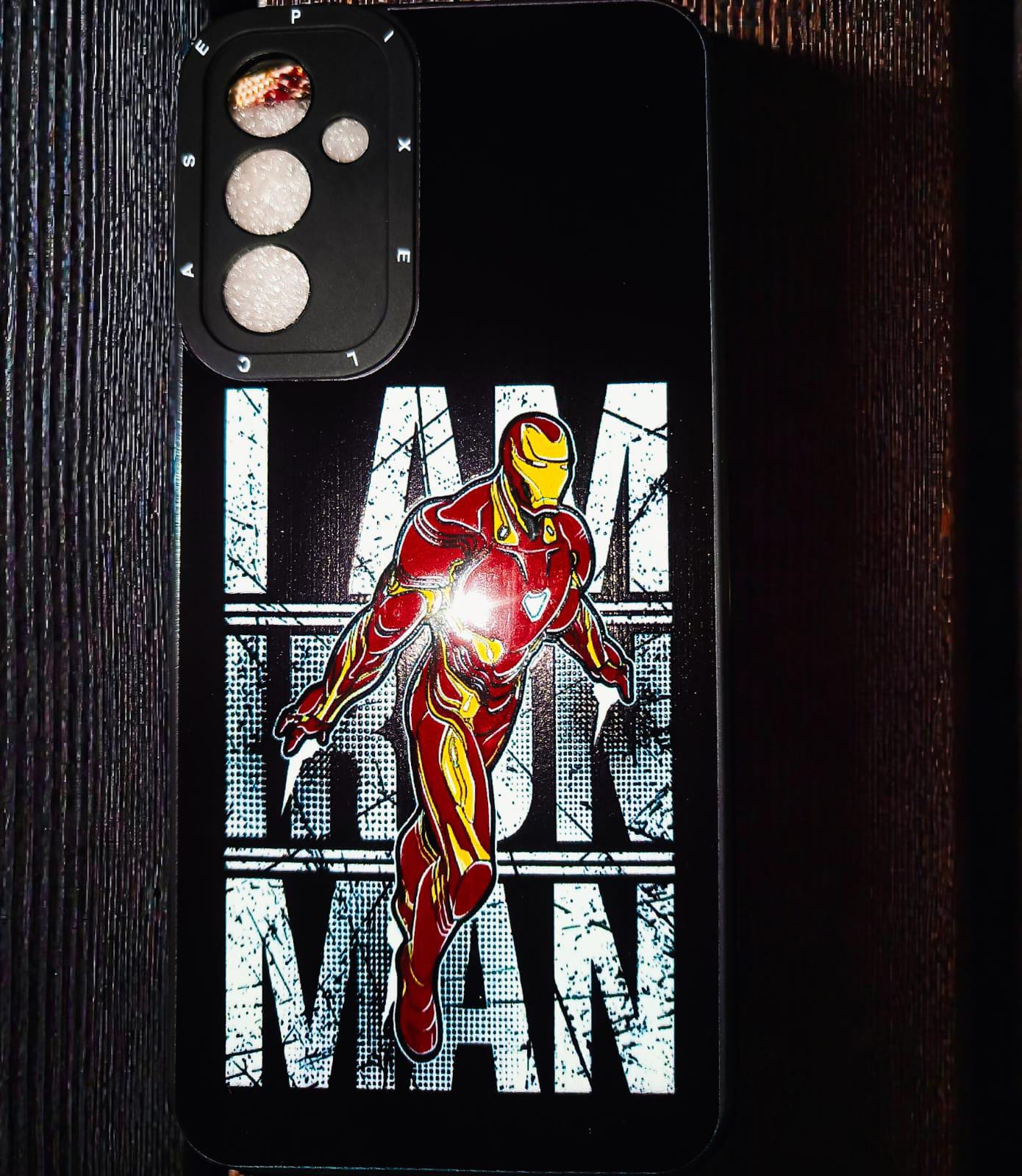 Samsung Galaxy A14 Iron Man Printed Soft Back Cover | Premium Matte Finish | Shockproof TPU Case with Camera Protection