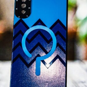 Samsung Galaxy A50 Premium Printed Soft Back Cover | Stylish Blue Geometric Design | Matte Finish Shockproof Case with Camera Protection