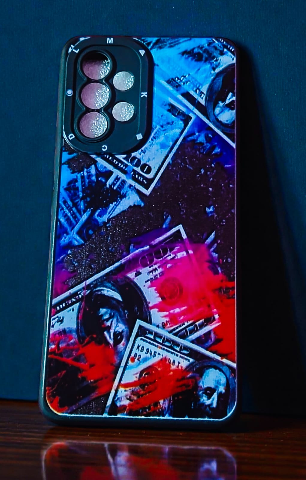 OPPO A53 5G Money Print Premium Soft Back Cover | Dollar Graphic Matte Finish Shockproof Case