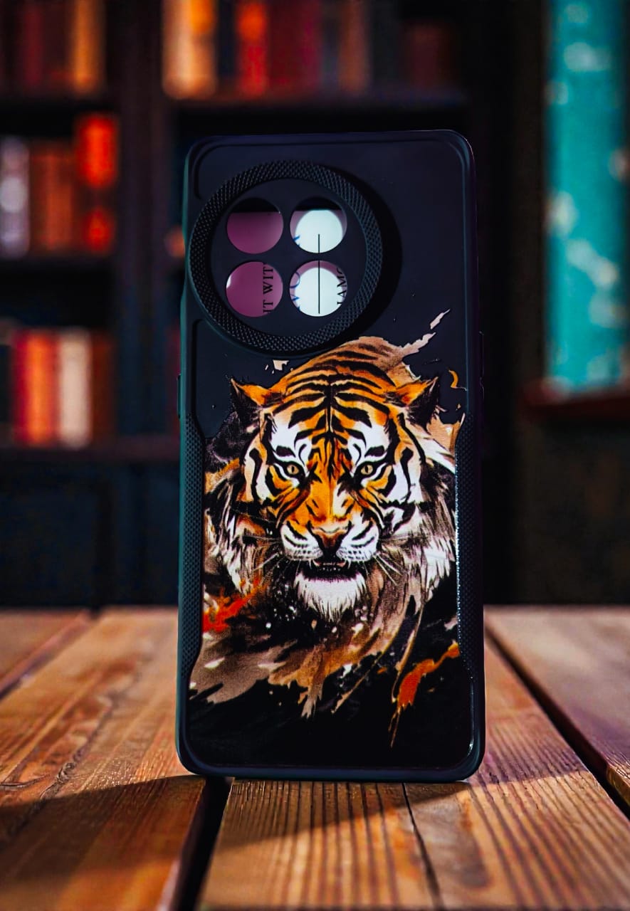 OnePlus 11R Premium Tiger Printed Back Cover |  Powerful & Stylish Design