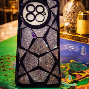 OnePlus 13 Premium Glitter Diamond Back Cover | (Black)