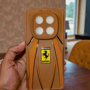 Redmi Note 14 Pro Premium Leather Finish Back Cover |  Style Soft TPU Case