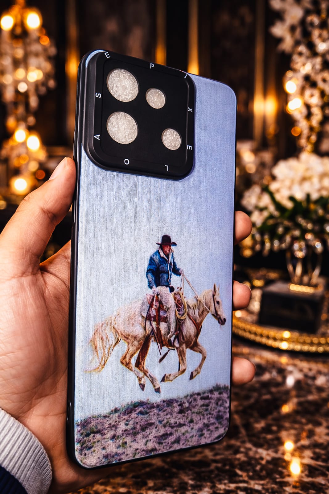 Redmi Note 13 Horse Rider Premium Designer Back Cover – Luxury Matte Finish Soft TPU Case
