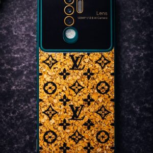 LV Style Premium Cork Texture Designer Back Cover for Redmi Note 8 Pro