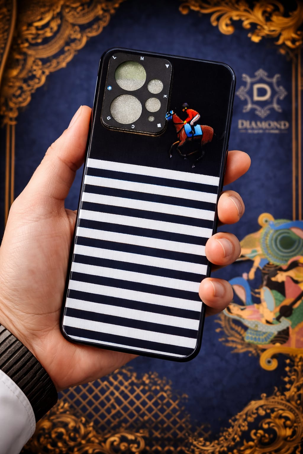 Redmi Note 12 4G Luxury Design Back Cover | Premium Matte Finish | Shockproof Case