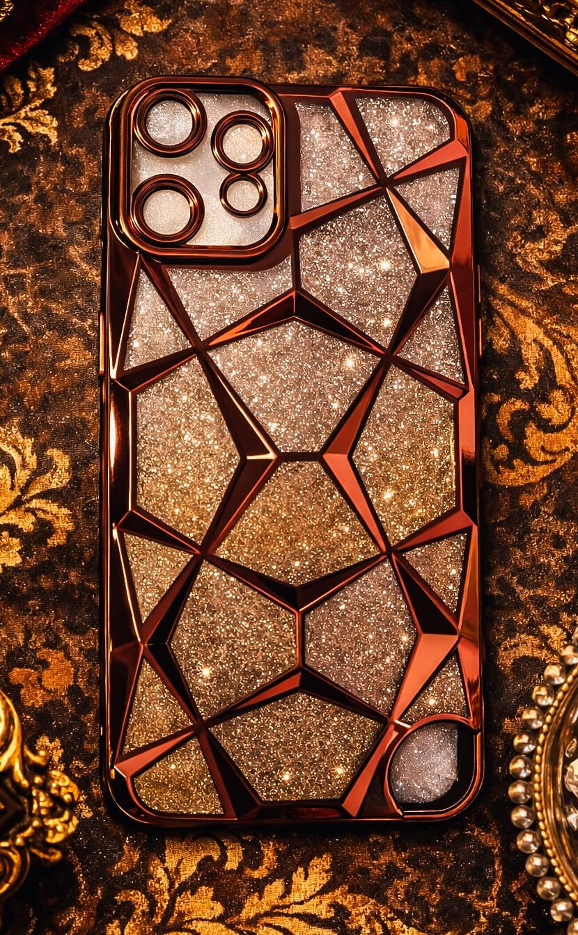Luxury Glitter Geometric Back Cover for CMF Phone 2 Pro – Premium Shockproof Designer Case