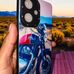 Royal Enfield Bike Printed Back Cover for Redmi 13C 5G – Matte Finish Slim Protective Case