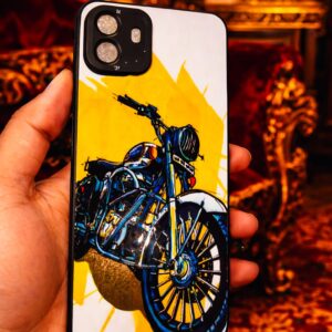 Vintage Bike Printed Back Cover for POCO C51 – Matte Finish Stylish Protective Case