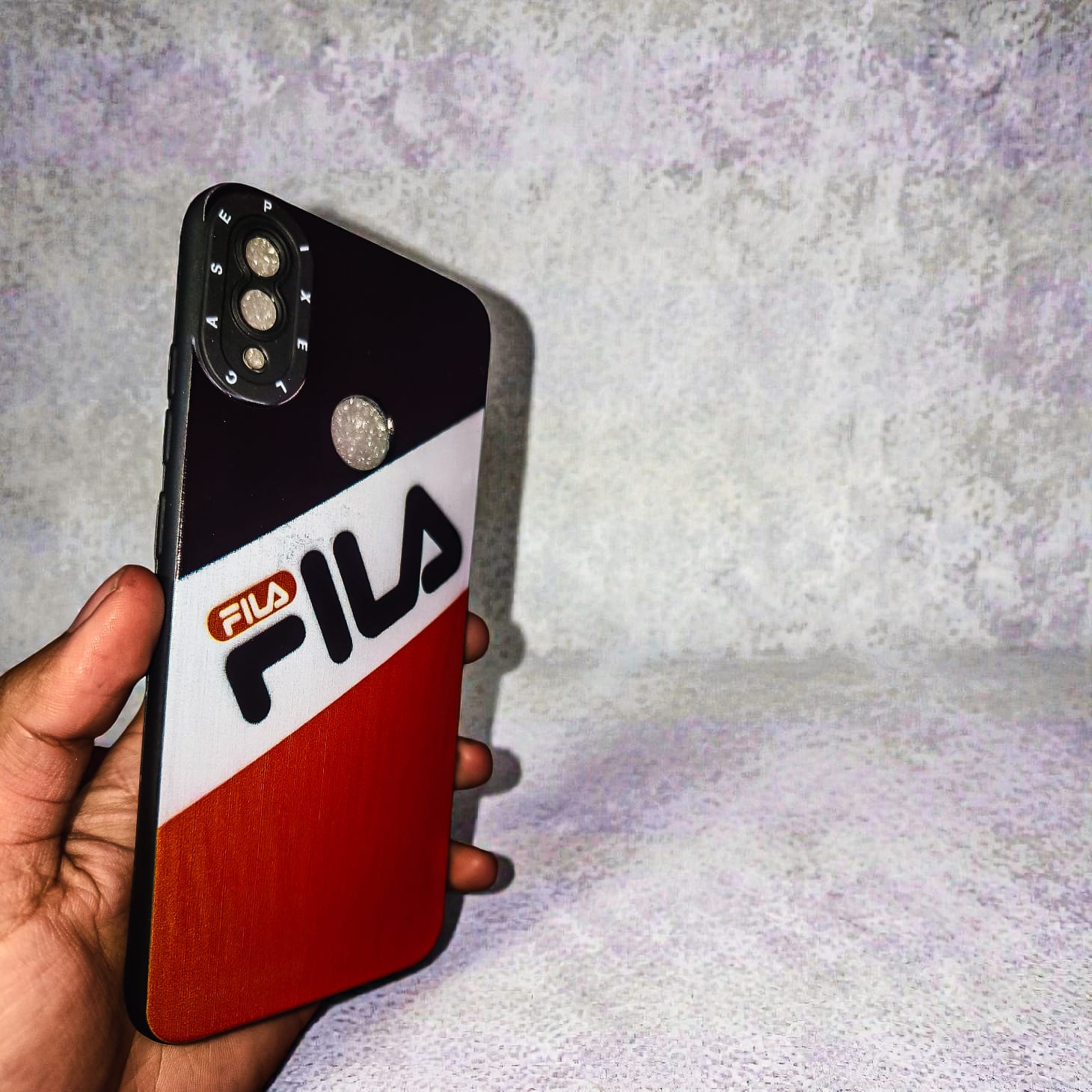FILA Logo Printed Back Cover for Redmi Note 7 – Stylish Matte Finish Designer Case