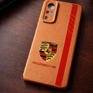 Vivo Y51 Racing car addition  Soft Back Cover | Premium Brown Leather Texture Finish |