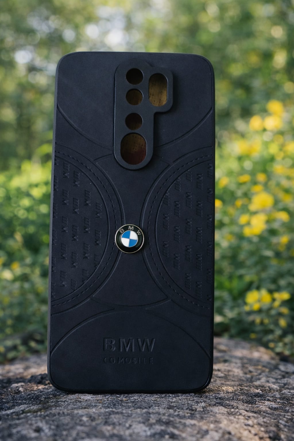 Premium Logo Premium Back Cover for Redmi Note 8 Pro – Matte Black Designer Protective Case