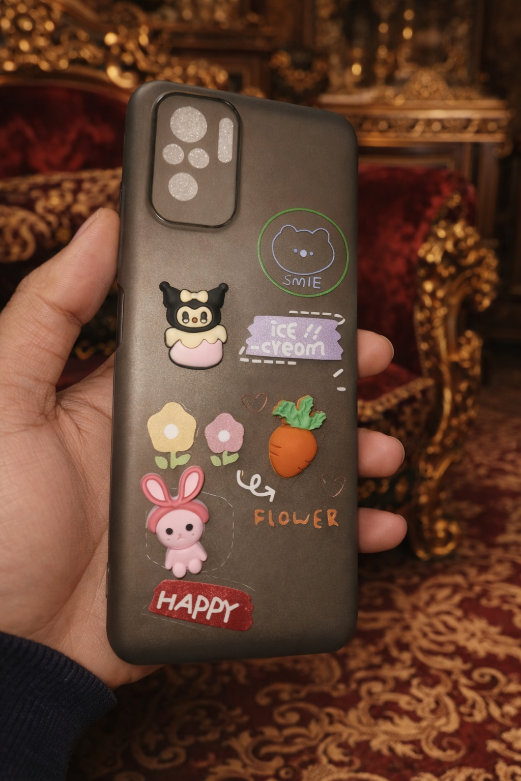 Redmi Note 10 Cute Cartoon 3D Matte Silicone Back Cover – Premium Shockproof Case (2 Designs)