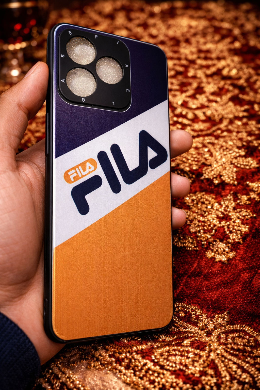 Realme C51 Premium Designer Back Covers | FILA Sporty & Horse Rider Artistic Styles