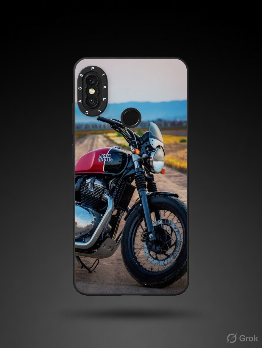 Royal Enfield Bike Printed Back Cover for Redmi Note 5 Pro – Premium Matte Finish Stylish Protective Case