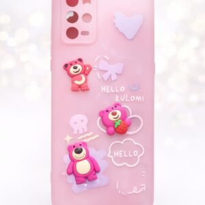 OPPO A54  Cute Cartoon Soft Silicone Back 3D Covers for girls –