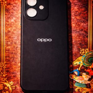 Matte Black Slim Back Cover for OPPO A3x 5g – Soft Silicone Shockproof Case
