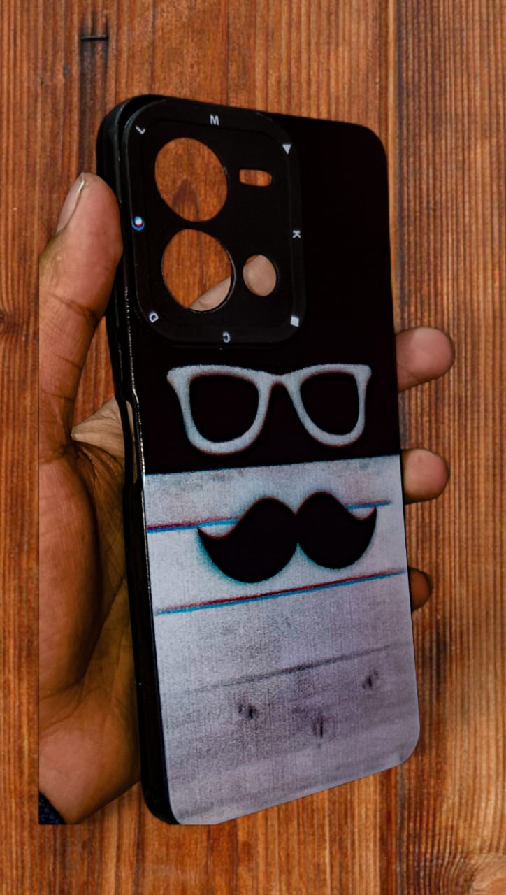 Vivo Y35 4G Cool Moustache Design Case