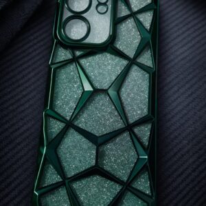 Oppo A5x Diamond Glitter Back Cover – Dark Green